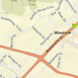 Windsor Street Map