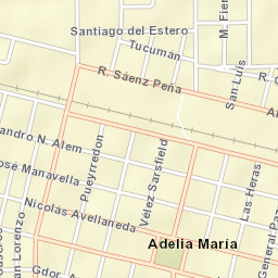Adelia María Street Map