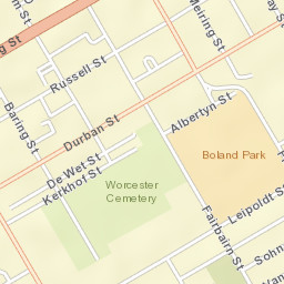 Worcester Street Map