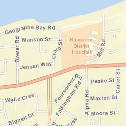 West Busselton Street Map