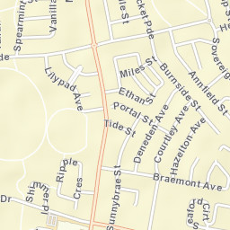 The Ponds Street Map