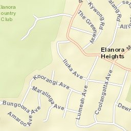 Elanora Heights Street Map