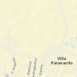 Villa Paranacito Street Map