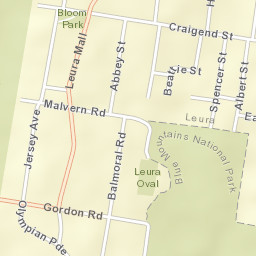 Leura Street Map