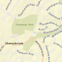 Cherrybrook Street Map