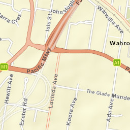 Wahroonga Street Map