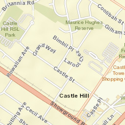 Castle Hill Street Map