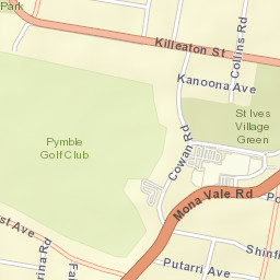 Saint Ives Street Map