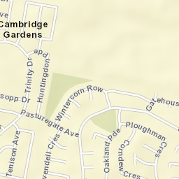 Werrington Downs Street Map