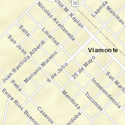Viamonte Street Map