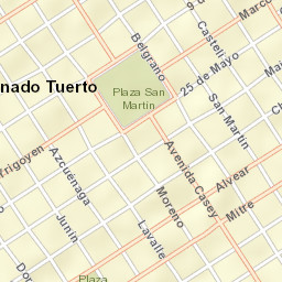 Venado Tuerto Street Map