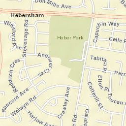 Hebersham Street Map