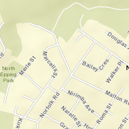 North Epping Street Map