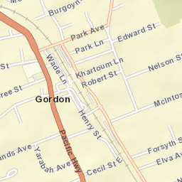 Gordon Street Map