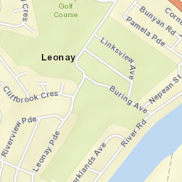 Leonay Street Map