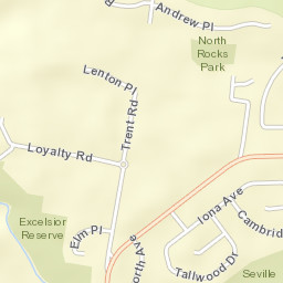 North Rocks Street Map