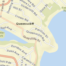 Queenscliff Street Map