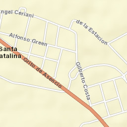 Santa Catalina Street Map