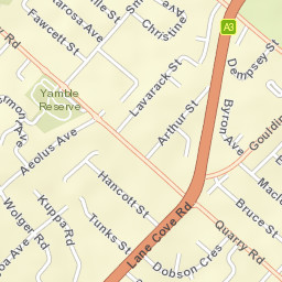 Ryde Street Map