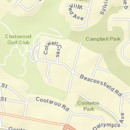 Lane Cove North Street Map