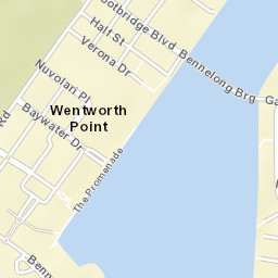 Wentworth Point Street Map