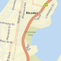 Rhodes Street Map