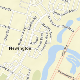 Newington Street Map