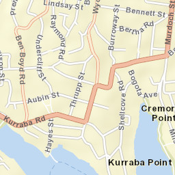 Neutral Bay Street Map