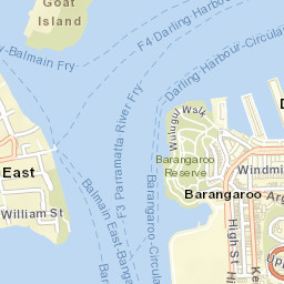 Millers Point Street Map