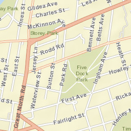 Five Dock Street Map