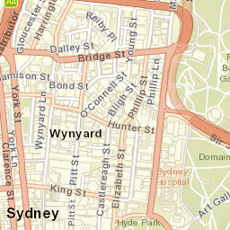 Sydney Street Map