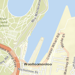 Potts Point Street Map