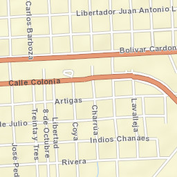 Cardona Street Map