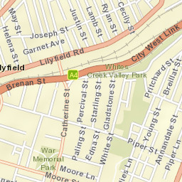 Lilyfield Street Map