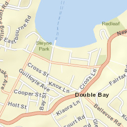 Darling Point Street Map