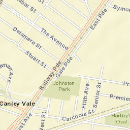Canley Vale Street Map