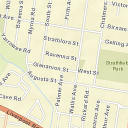 Strathfield Street Map