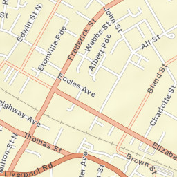 Ashfield Street Map