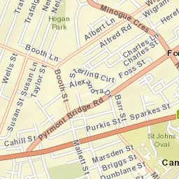 Forest Lodge Street Map
