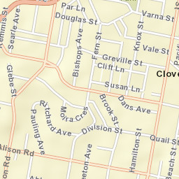 Clovelly Street Map