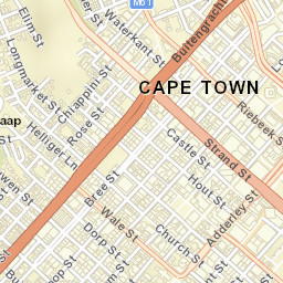 City of Cape Town Street Map