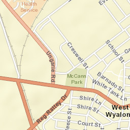 West Wyalong Street Map