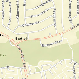 Sadleir Street Map