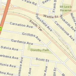 Mount Lewis Street Map