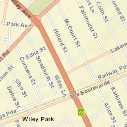 Wiley Park Street Map