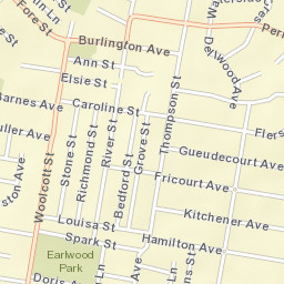 Earlwood Street Map