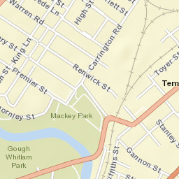 Tempe Street Map