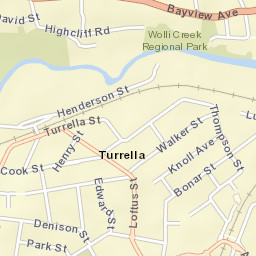 Turrella Street Map