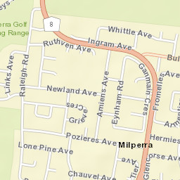 Milperra Street Map
