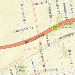 Kingsgrove Street Map